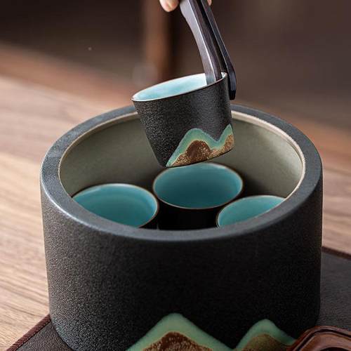 极速家用客厅功茶具套夫茶泡w盘一装体办公室会客陶瓷茶壶茶杯整