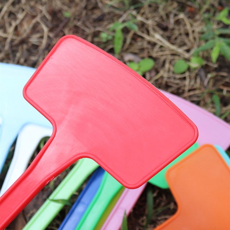 极速塑料加厚园艺标签花卉牌月z季记号牌植物可书写扇面插地牌固