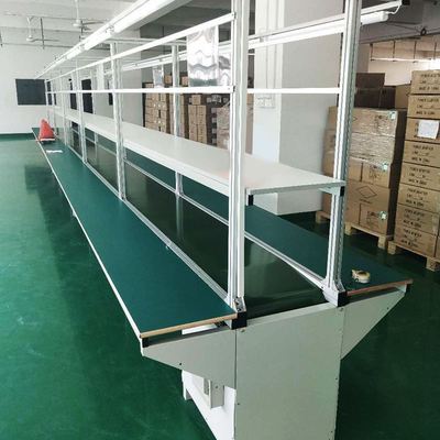 极速单双边防静电工n作台流水线车间拉线输送皮带线铝挤型材料装