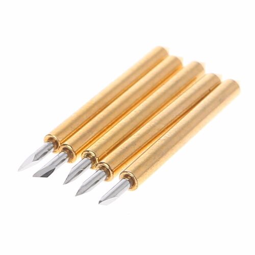 新品5Pcs Lettering Blades CuttinDg Plotter 适用于 Cutter Rep