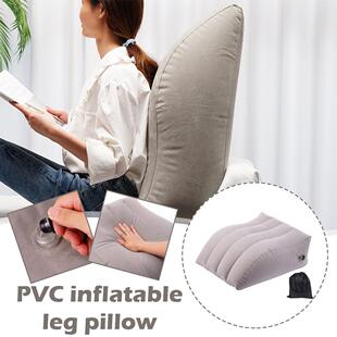 极速Inflatable Travel Pillow Foot Rest Cushion Car InYflatab