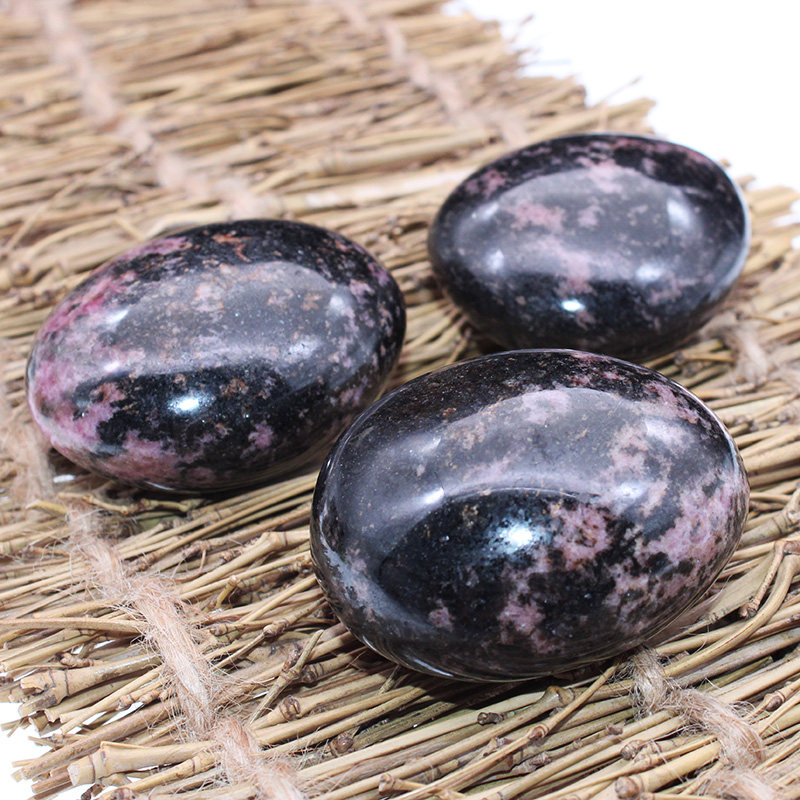 极速易晶缘水晶天然梅花碧玺原z石摆件手把玩能件量矿石头镇纸加