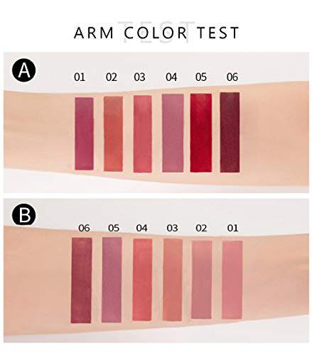极速6Pcs Matte Liquid Lipstick MakeuFp Set  Matte liquid Lon