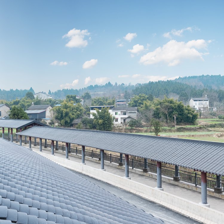 极速中式高c分子仿古瓦小青瓦别墅抗裂筒瓦彩石复合装饰轻质防水
