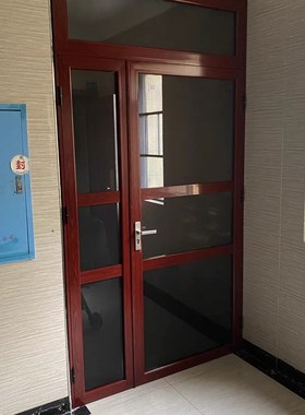 极速金刚网子母纱门纱窗定制防蚊B虫防鼠钢砂入户304不锈钢灰色咖