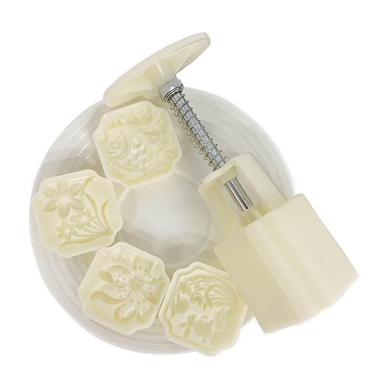 极速75克国f潮月饼模具新款国风按压磨具冰皮家用烘焙绿豆糕压花2