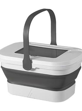 极速Cambping Folding Picnic Basket Large Capacity Collapsibl