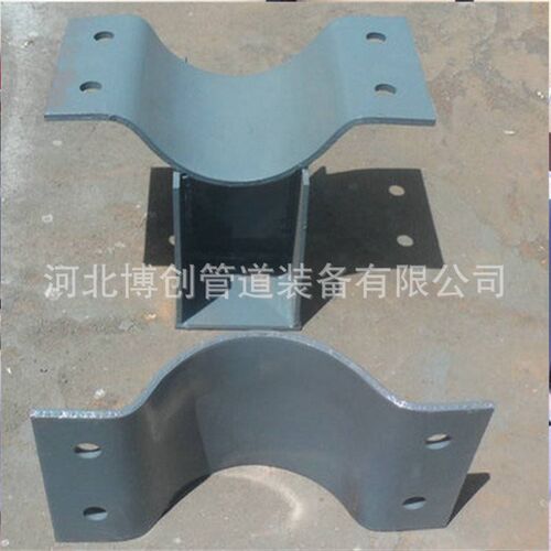 新品新品促双螺栓管夹管托管道支吊架管托G固定隔热管托.支架T型
