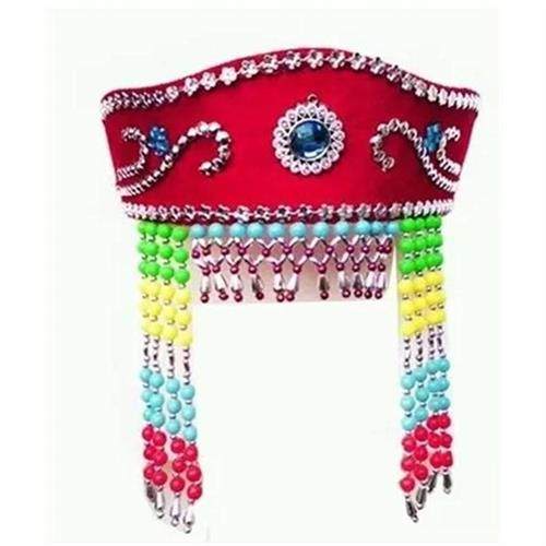 极速新款内蒙古舞蹈m演出n头饰女少数民族表演配饰内蒙古藏族舞串