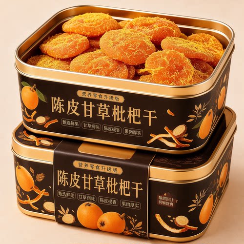 陈皮甘草枇杷干官方旗舰店正品福建云霄特产原味无添加孕妇零食