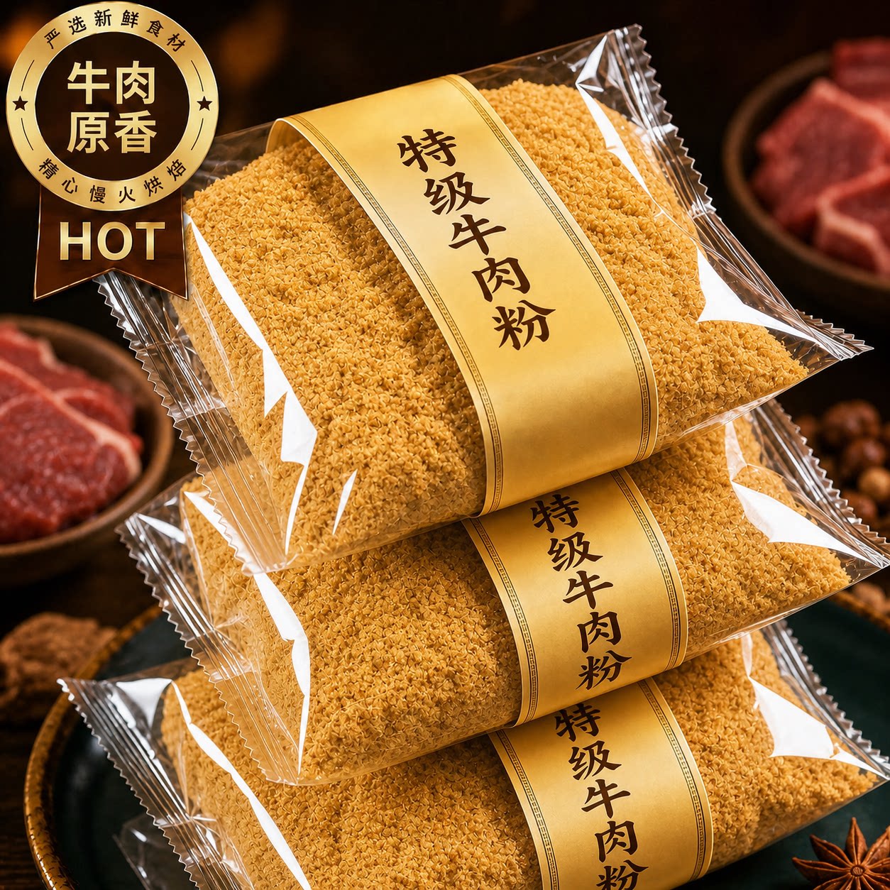 牛肉粉调味料官方旗舰店正品韩国牛肉粉原装进口牛肉汤料鲜香十足