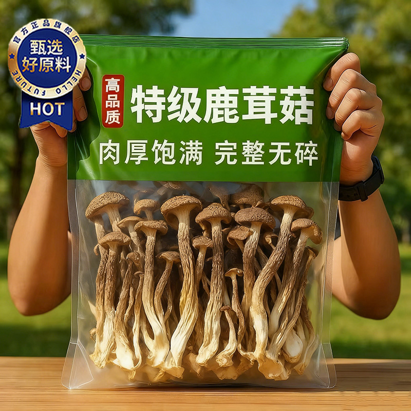 央妈推荐！鹿茸菇干货特级