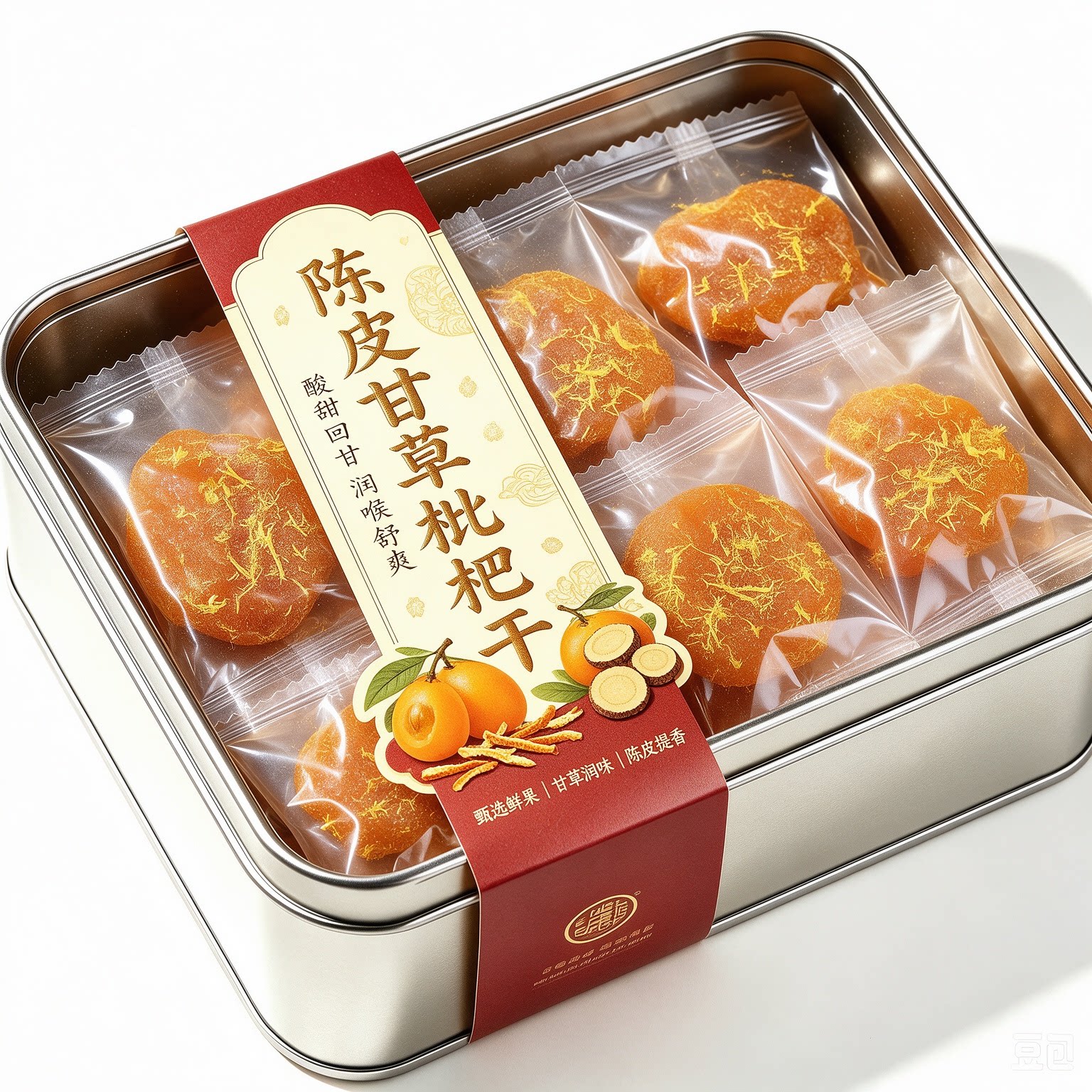 陈皮甘草枇杷干官方旗舰店正品福建云霄特产原味无添加独立包装
