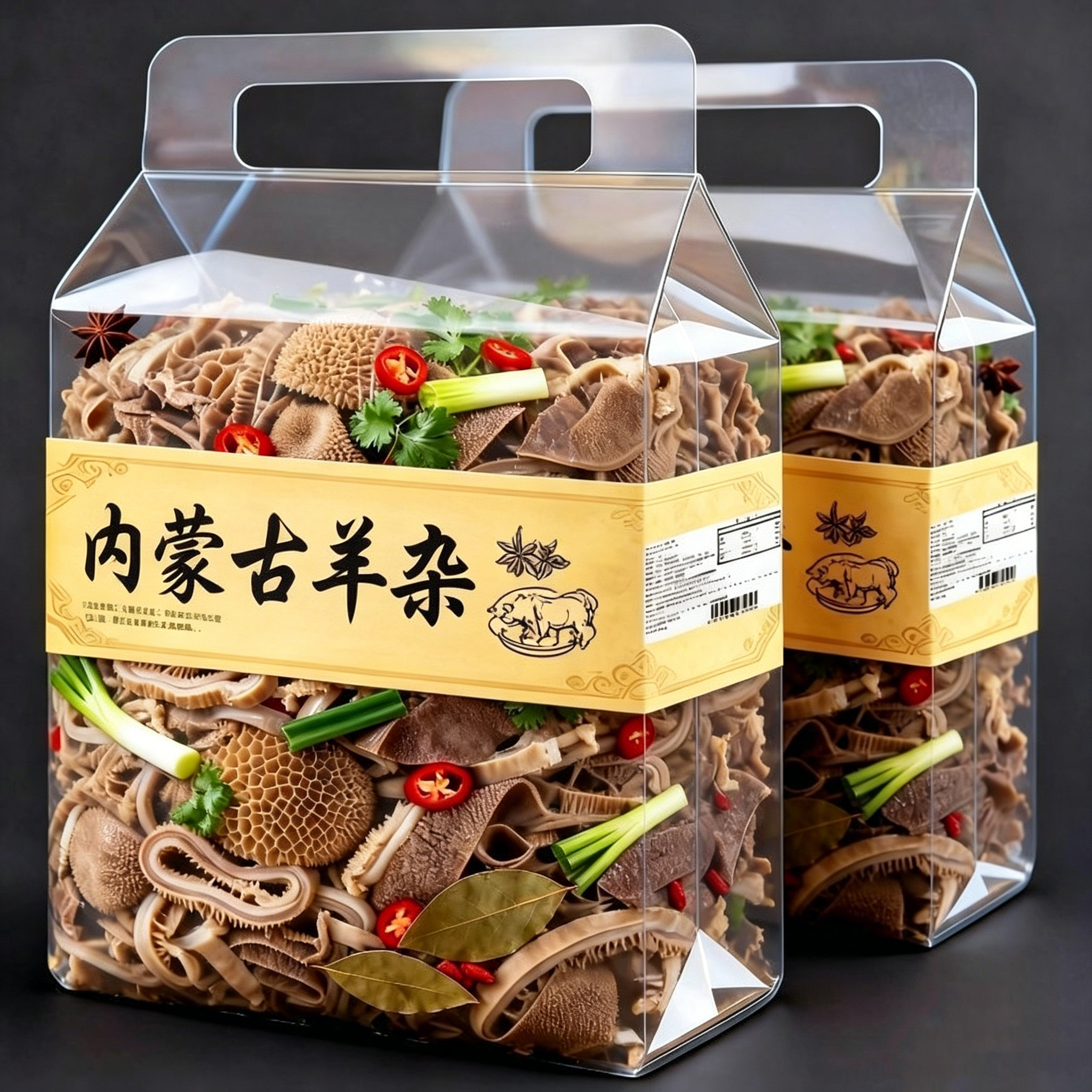 !速食羊杂内蒙古整套熟食羊汤羊肉汤羊杂汤开袋即食羊杂碎