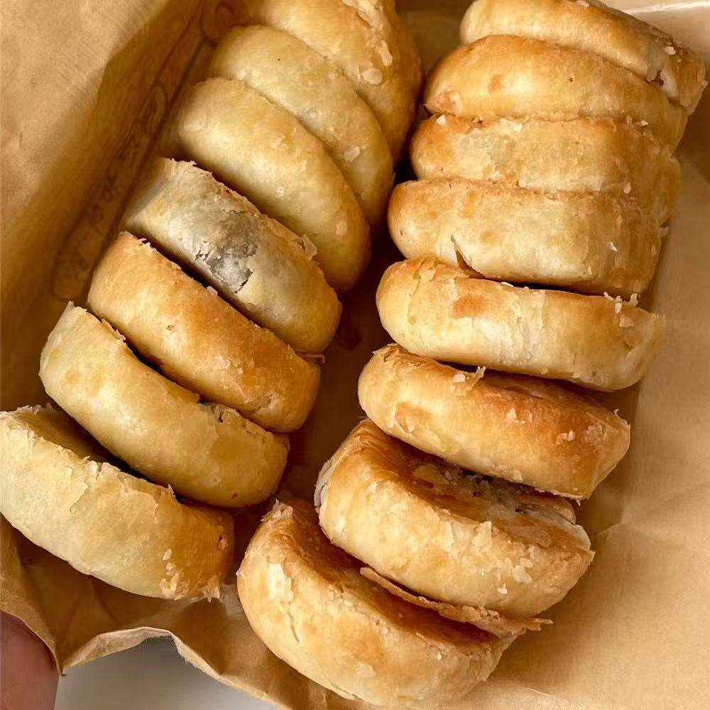 农科院热销！老式酥皮月饼苏式酥皮五仁月饼官方旗舰店传统糕点心