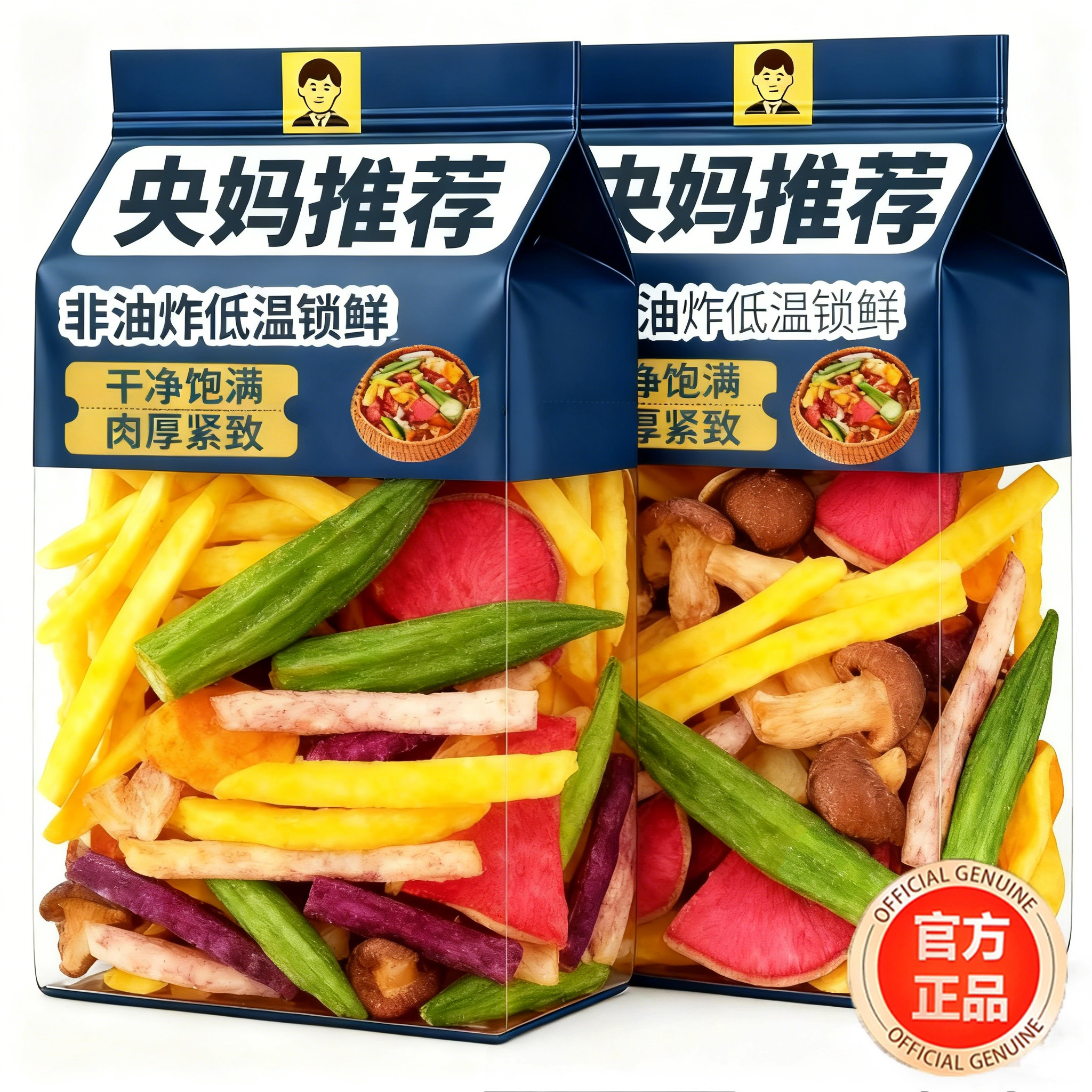 【央妈推荐】非油炸果蔬脆小吃