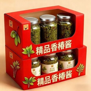 香椿嫩芽酱沂蒙山特产香椿酱头茬香椿芽拌饭拌面下饭酱官方旗舰店