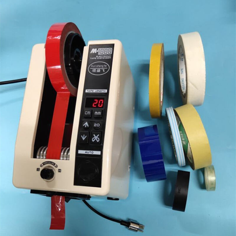 上新胶带切割机m1000胶纸机双面胶切断机美纹纸透明胶带马拉胶切