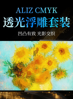 ALIZ爱丽兹3D打印耗材CMYK透光浮雕套装 PLA Basic耗材 PETG耗材组合多色打印