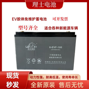 6-EVF-100蓄电池12v76AH86AH120AH150AH电动叉车洗地机免维护