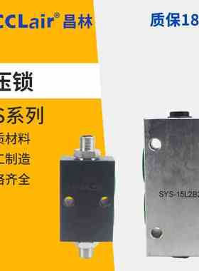 YSS-6 8C双向L10H管式SYS-L8H F42A板式B8H B10H液压锁08 B20H 15