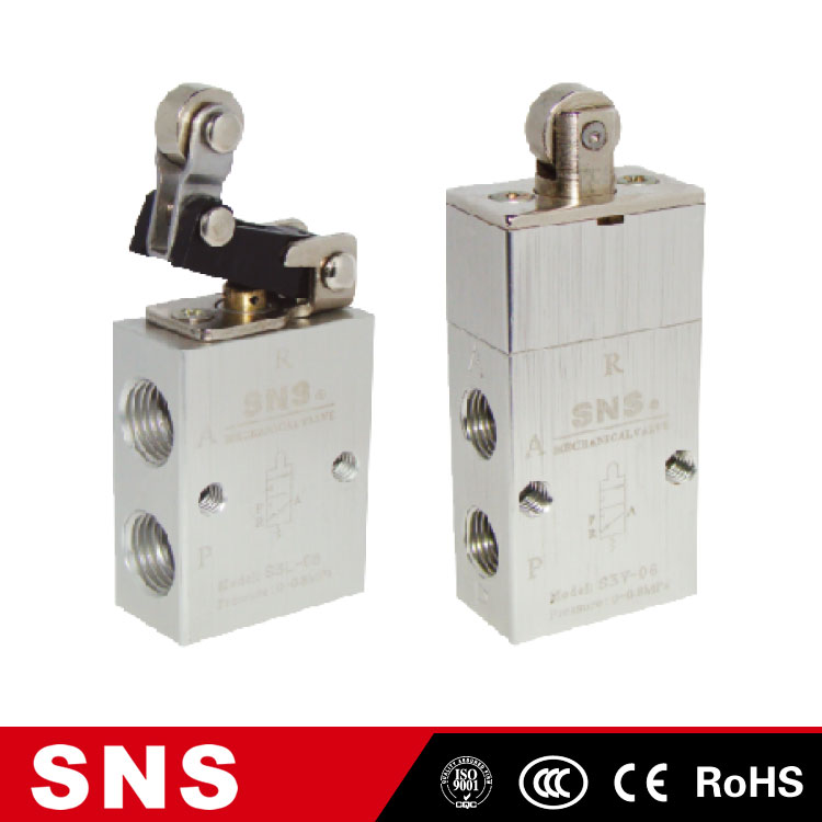 SNS神驰气动S3R-06 S3R-08  S3L-06 S3L-08 S3V-06 S3V-08机械阀