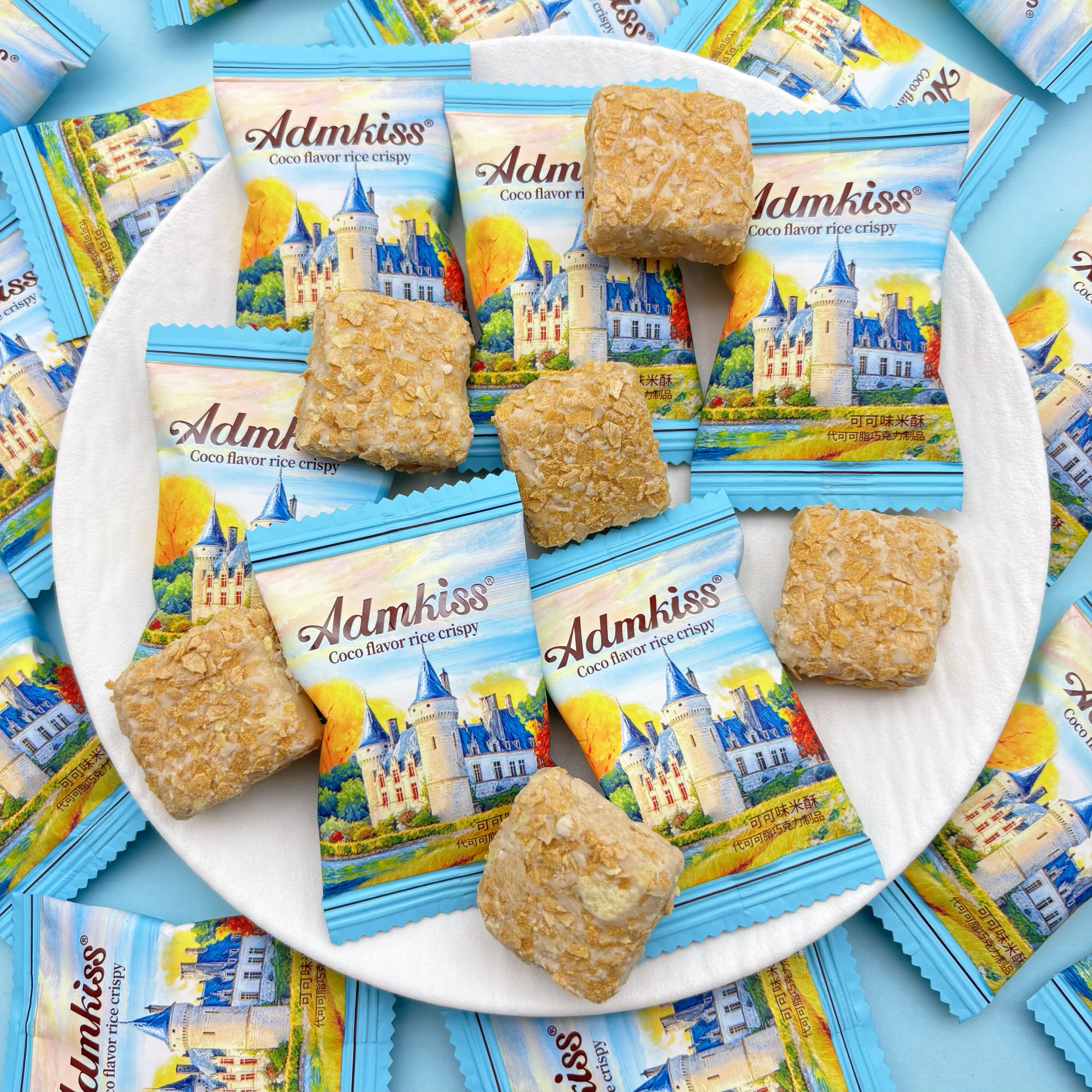 Admkiss3可可味香脆米酥饼干结婚喜糖喜饼网红办公室日常小零食