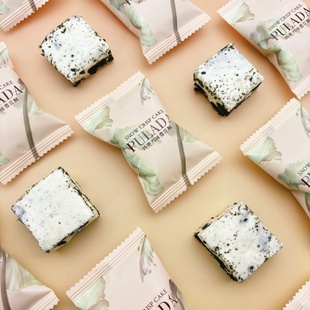 PULADA朴拉达巧克力味雪花酥结婚喜糖婚糖高颜值散装 糖果小零食