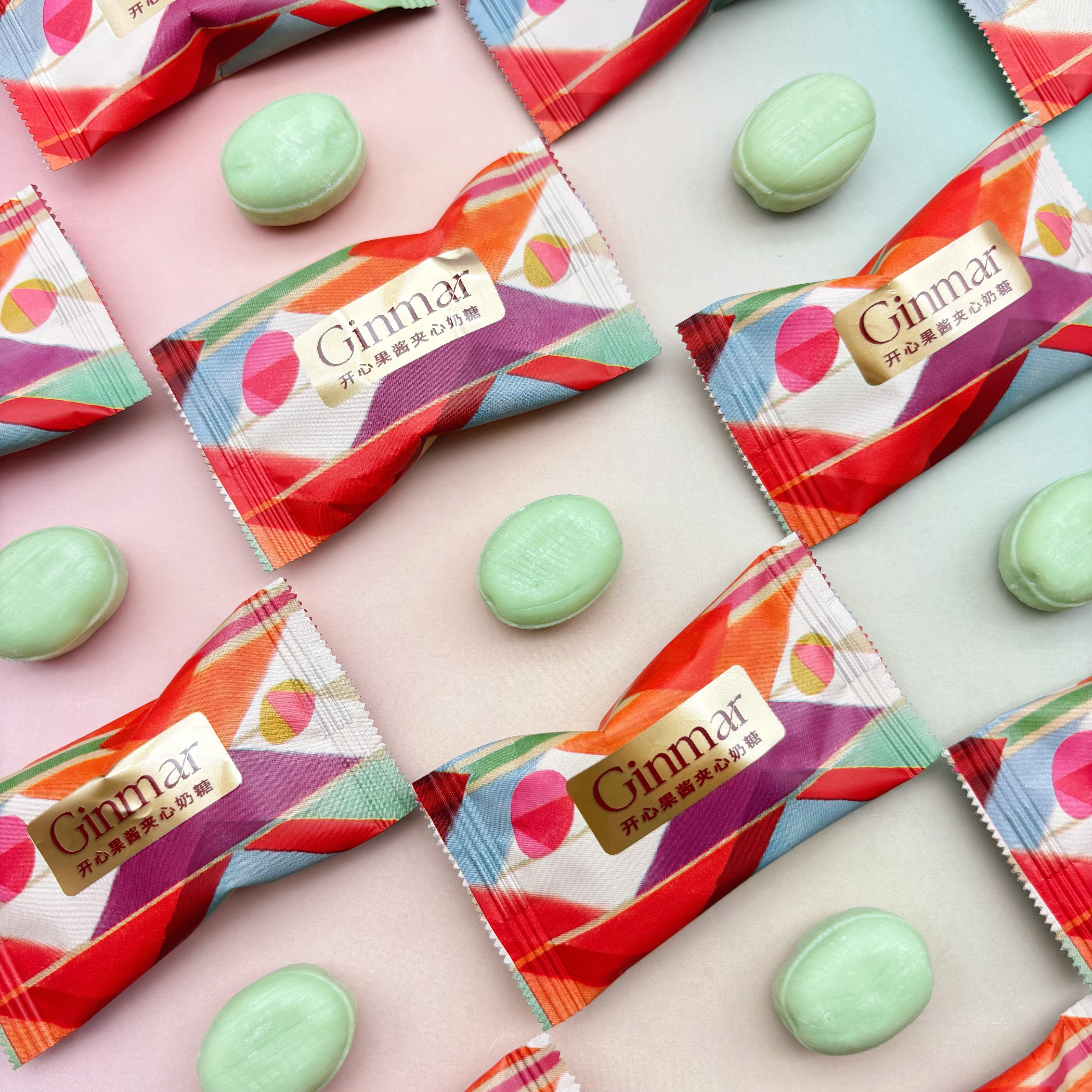 GINMAR开心果酱夹心奶糖硬糖