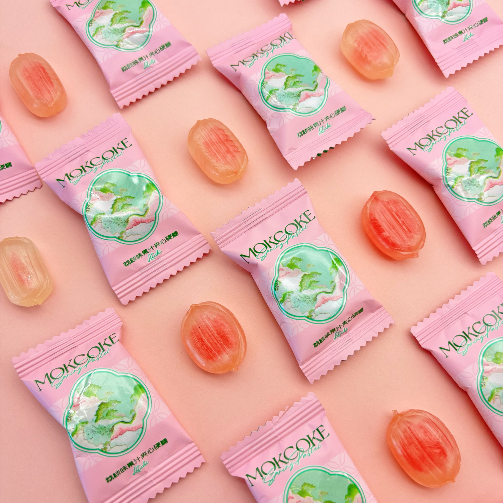 MOKCOKE荔枝味夹心水果糖硬糖高颜值喜糖网红糖果休闲零食,零食/坚果/特产,喜糖,淘宝优惠券,粉丝福利购,淘宝优惠卷