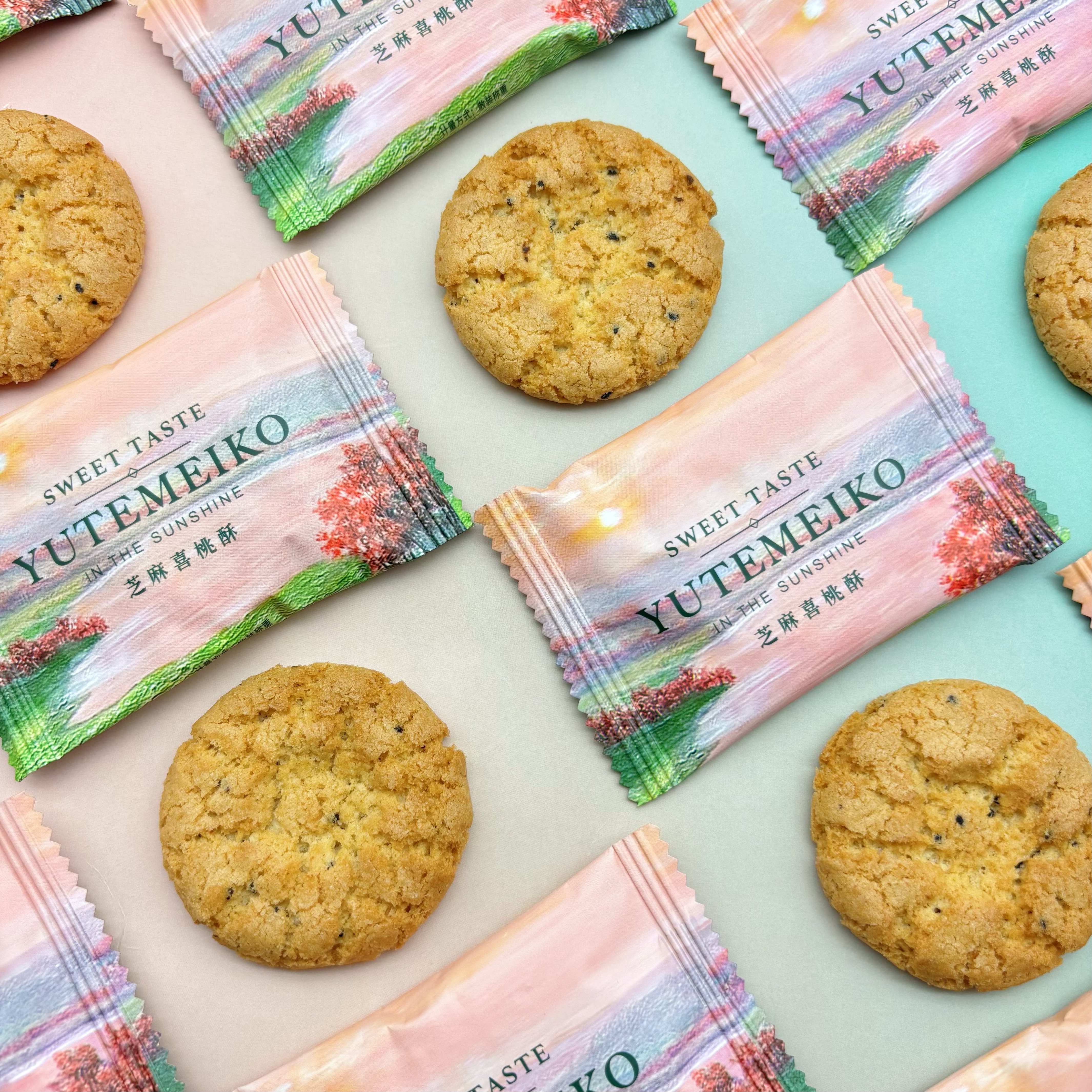 YUTEMEIKO芝麻喜桃酥饼干结婚喜饼喜糖高颜值网红饼干休闲小零食,零食/坚果/特产,酥性饼干,淘宝优惠券,粉丝福利购,淘宝优惠卷