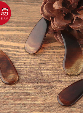 古筝指甲AB1sq301-玳瑁色专业考级双面弧甲片胶布初学者大小号义