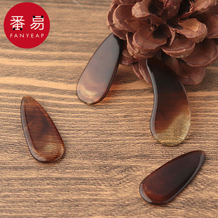 古筝指甲AB1sq301-玳瑁色专业考级双面弧甲片胶布初学者大小号义