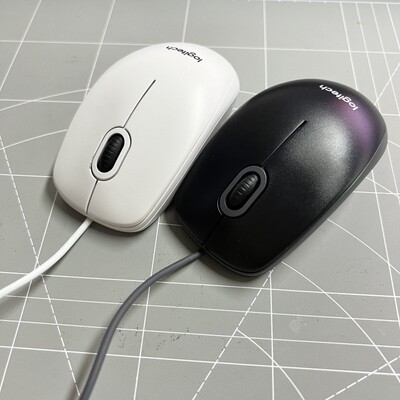 原装罗技MK200 MK120 鼠标 罗技M-U0026有线USB鼠标B100光栅滚轮