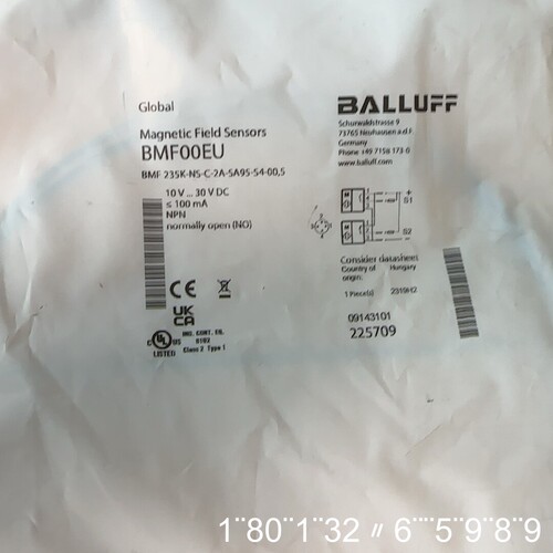 磁性开关，BMF00EU ，BMF 235K-