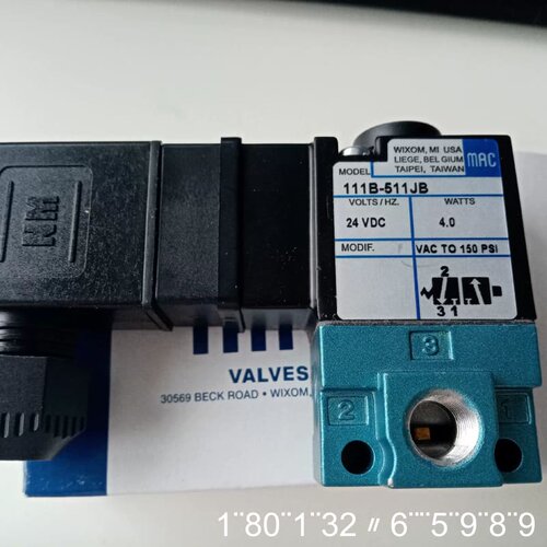 MAC电磁阀111B-511JB，正品现