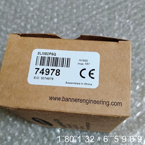 邦纳传感器SLM50P6Q，正品。