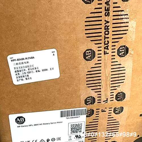 新到电机MPF-B540K-MJ74BA议价