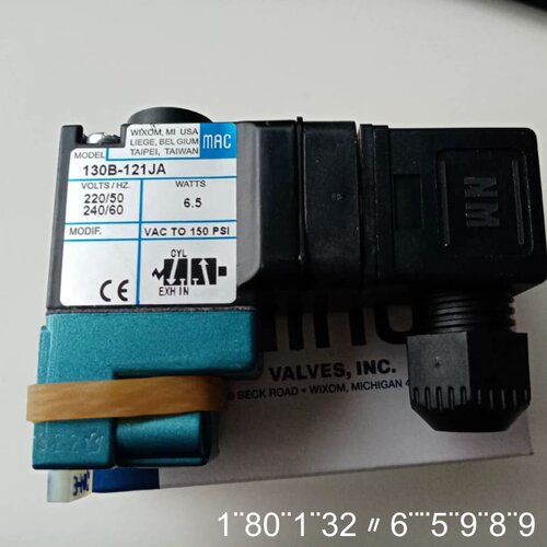 MAC电磁阀130B-121JA，正品J