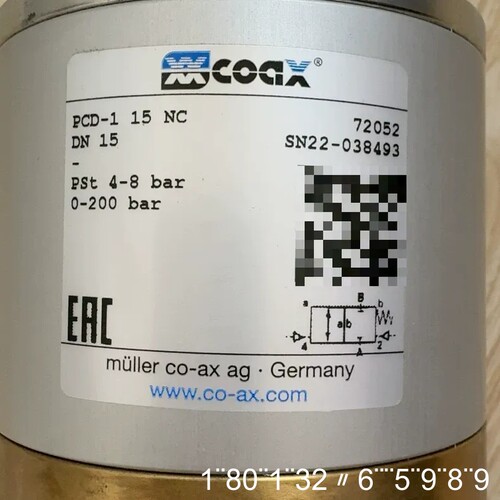 COAX型号：MK 10 NO,Art No:52237