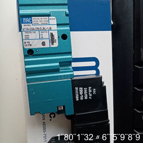 MAC电磁阀411A-C0A-DM-DJBJ-1JB，全