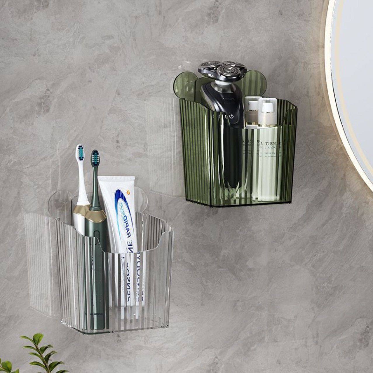 卫生间置物架免打孔壁挂式浴室挂架洗漱台墙上化妆品收纳架子柜子,收纳整理,CD架,淘宝优惠券,粉丝福利购,淘宝优惠卷