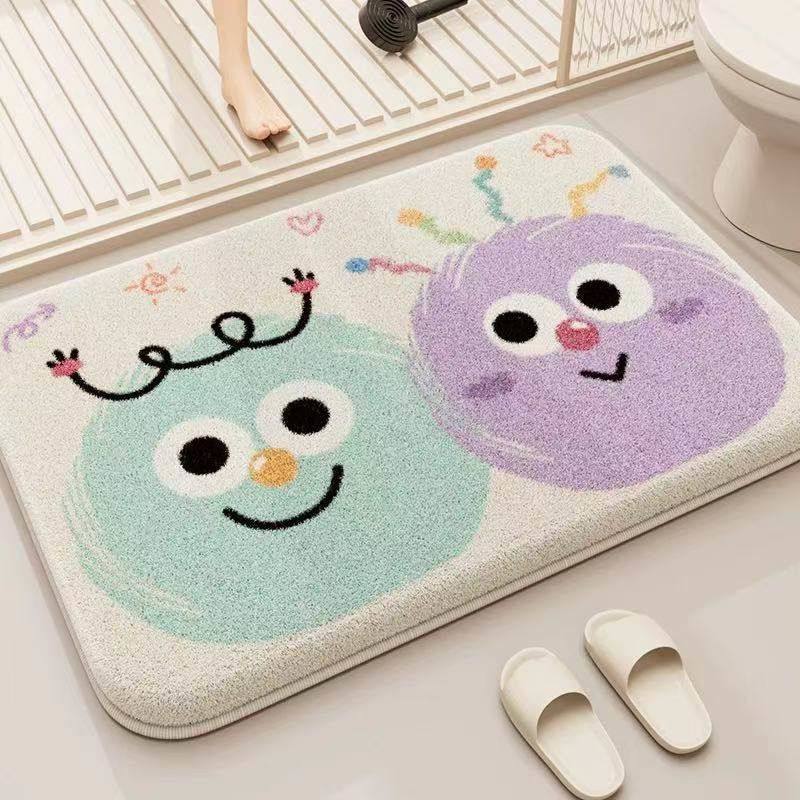 卫生间吸水地垫浴室门垫洗手间门口卡通进门脚垫防滑垫子地毯卫浴,居家布艺,家用脚垫,淘宝优惠券,粉丝福利购,淘宝优惠卷