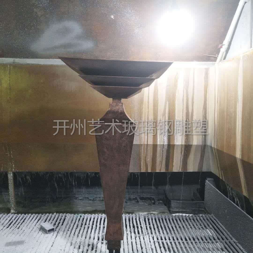深圳厂家直销玻璃钢仿铜喷泉公园广场别墅雕塑艺术水景庭院装饰品