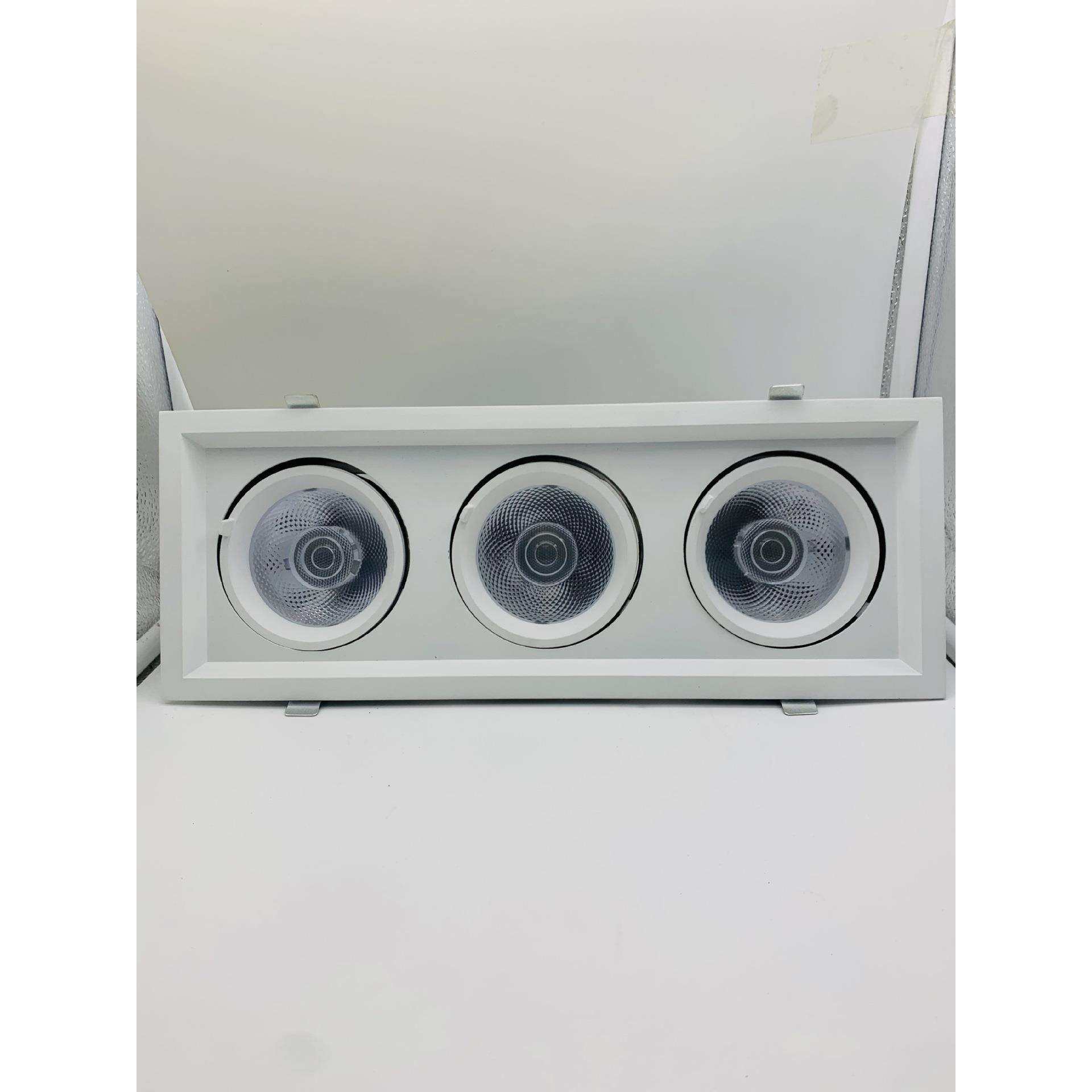 三头象鼻灯 3*30W象鼻灯外壳套件 方形象鼻灯外壳 高端斗胆灯