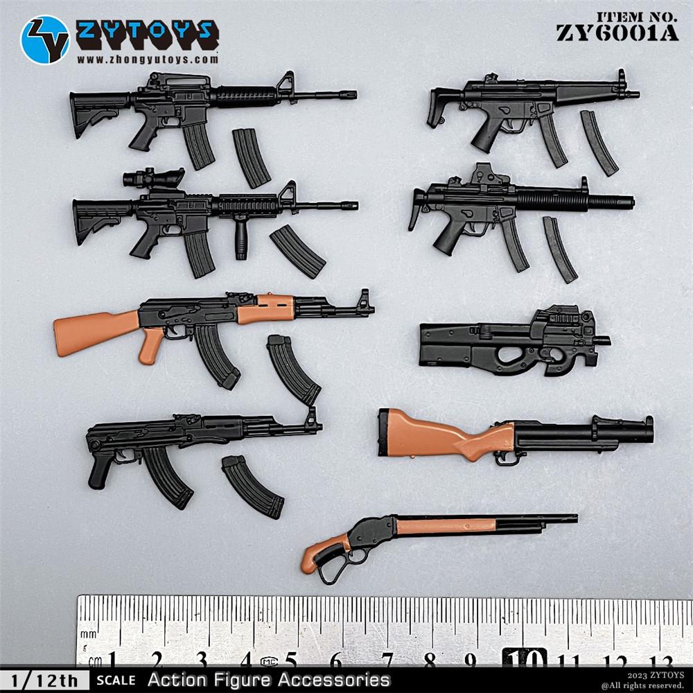 兵人ZYTOYS6寸人偶武器1/12