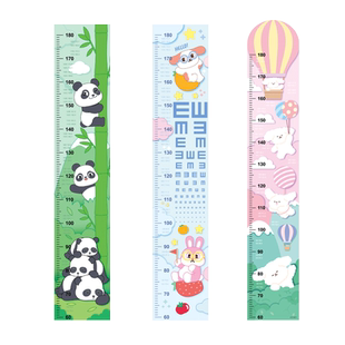 新款整张贴身高贴纸测视力量身高神器儿童房装饰无痕贴精准测量尺