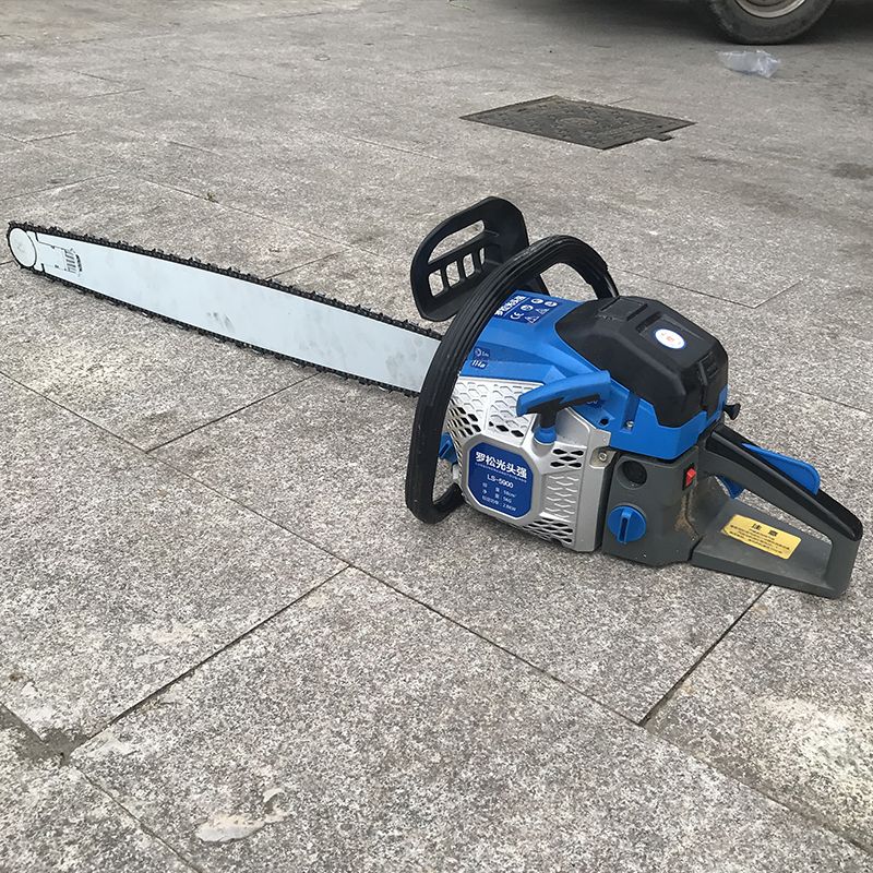 新品汽油锯链条伐木锯90公分1米加长导板2I4寸26寸32寸36寸锯板开