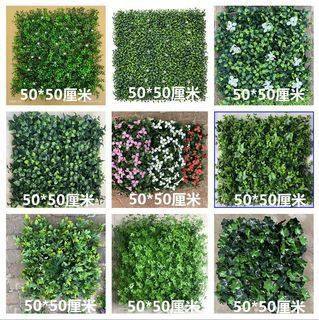 50*50仿真植物墙人造塑料假草坪园林装饰布景仿真花绿色背景墙,鲜花速递/花卉仿真/绿植园艺,仿真绿植,淘宝优惠券,粉丝福利购,淘宝优惠卷