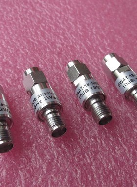 1-60dB DC-18GHzq 2W SMA RF 不锈钢 射频微波同轴高频固定衰减器